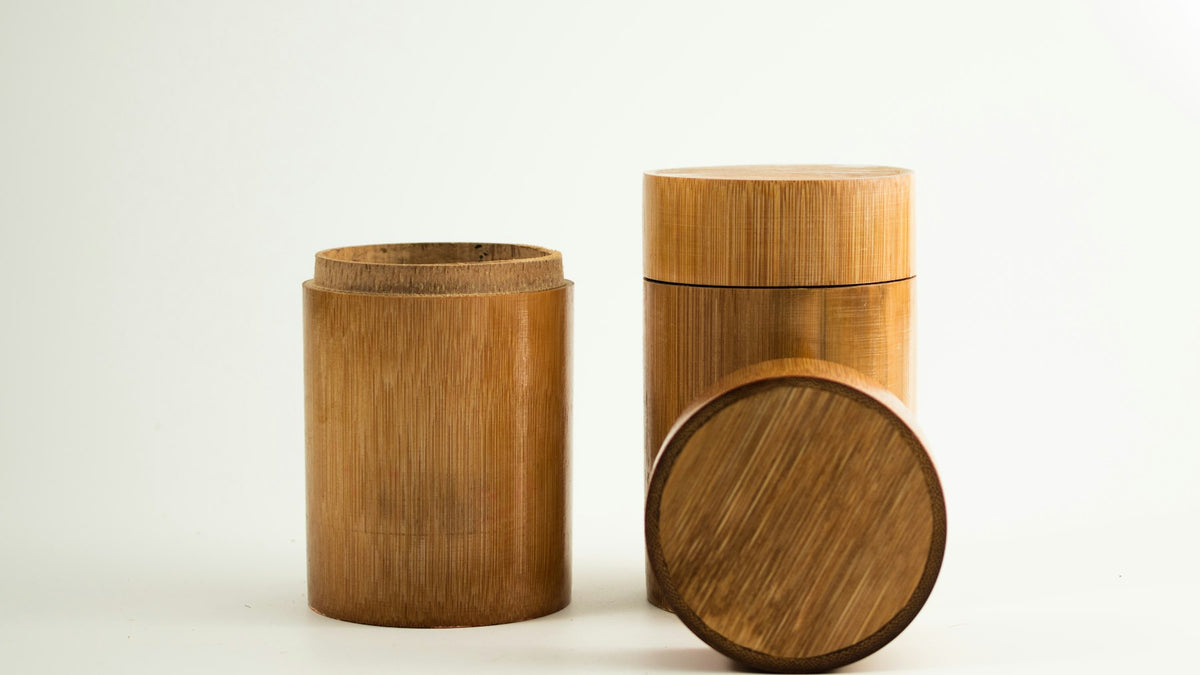 Houten theebussen voor losse thee